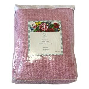 Rare Carleton Varney Live Vividly Ombré Throw 50" x 60" 4" Fringe Pink‎ Ombré